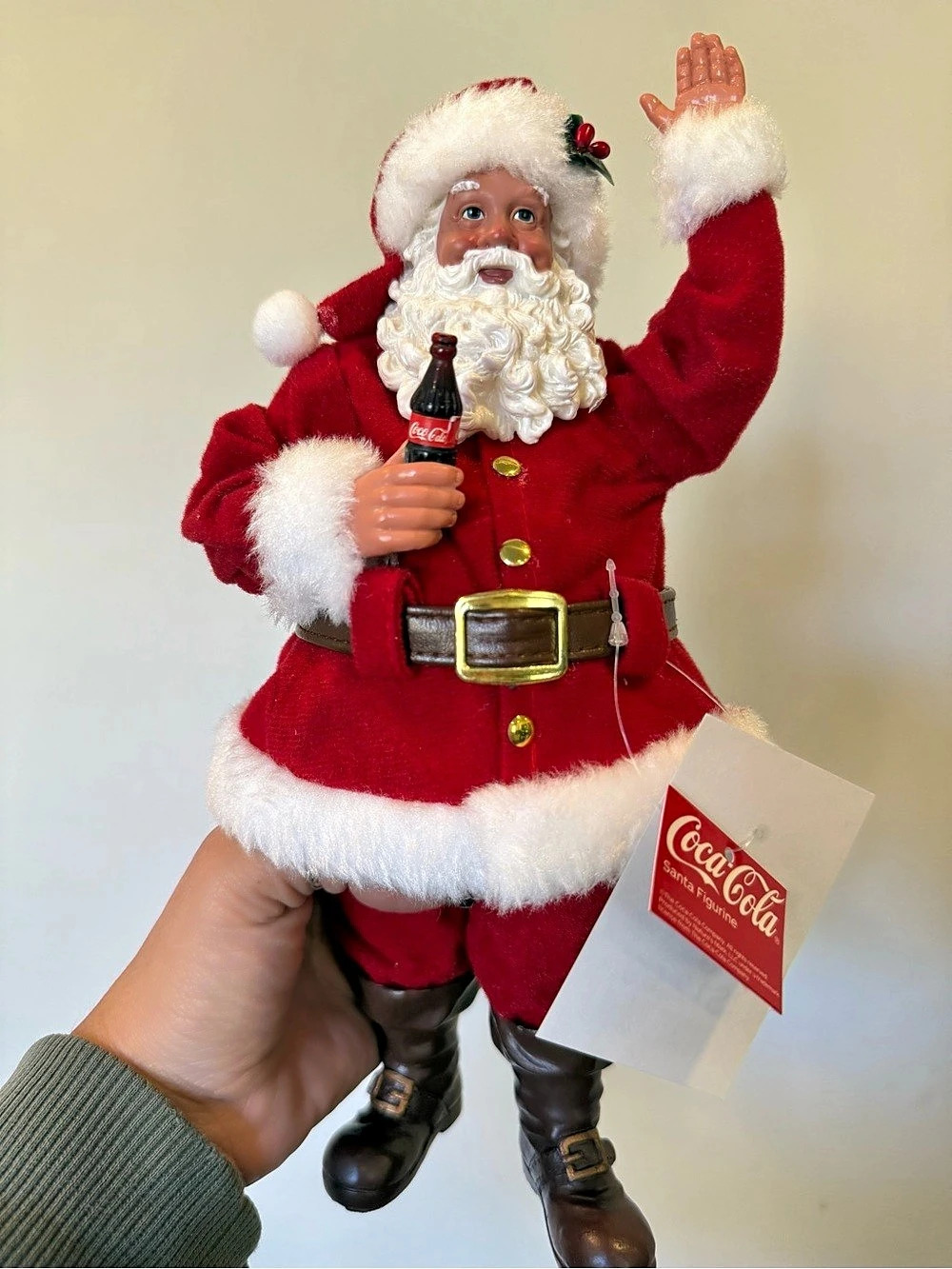 Coca-Cola Santa Figurine NWT